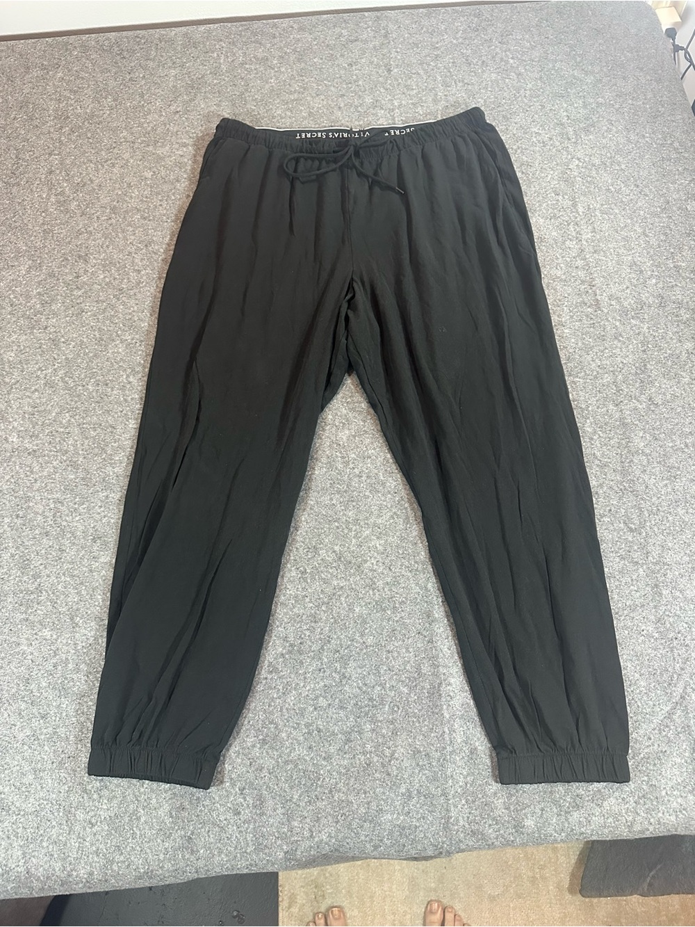 Victoria's Secret Black Fold over Pants